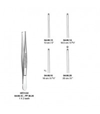 Medium, 1x2 teeth Dressing Forceps 